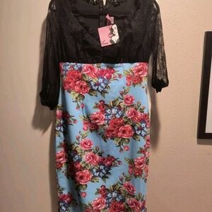 Vixen romanique wiggle dress